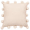Cream Pom Poms Cream - Hand Felted Wool Pillow - 20" Arcadia Home